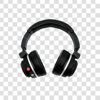 Fone headset 3d png transparente