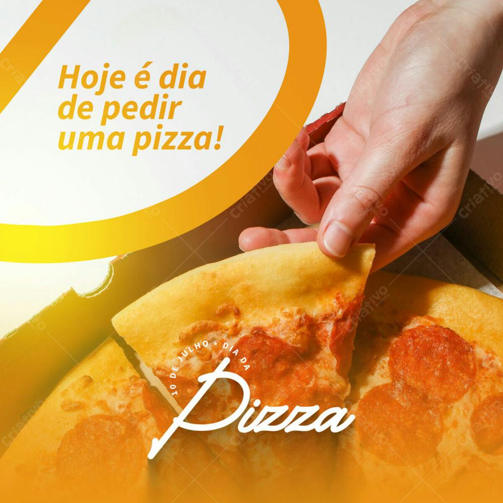 Post Dia Da Pizza Hoje É Dia De Pedir Pizza