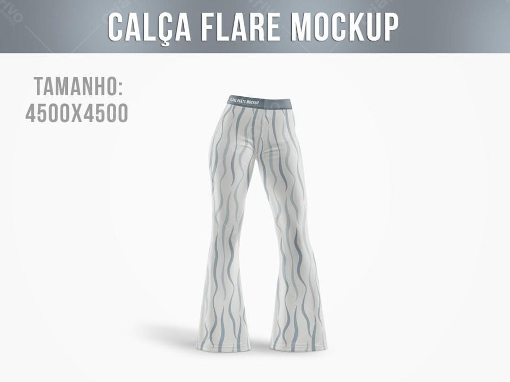 Calça Flare Mockup