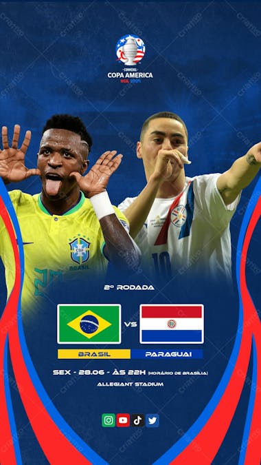Copa america brasil x paraguai