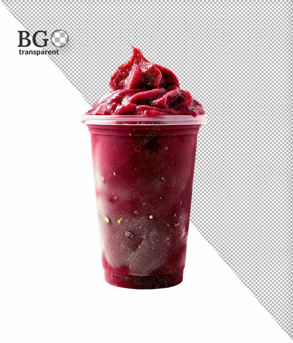 Açaí em Copinho PSD Editável