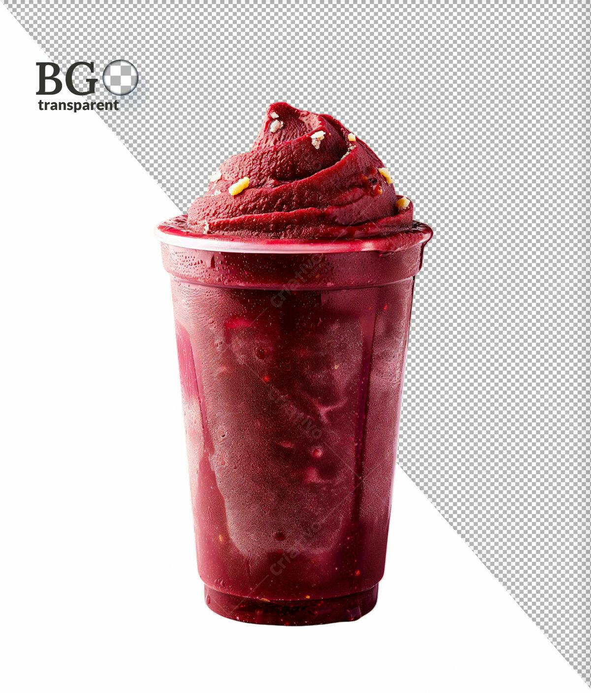 Açaí em Copinho PSD Editável