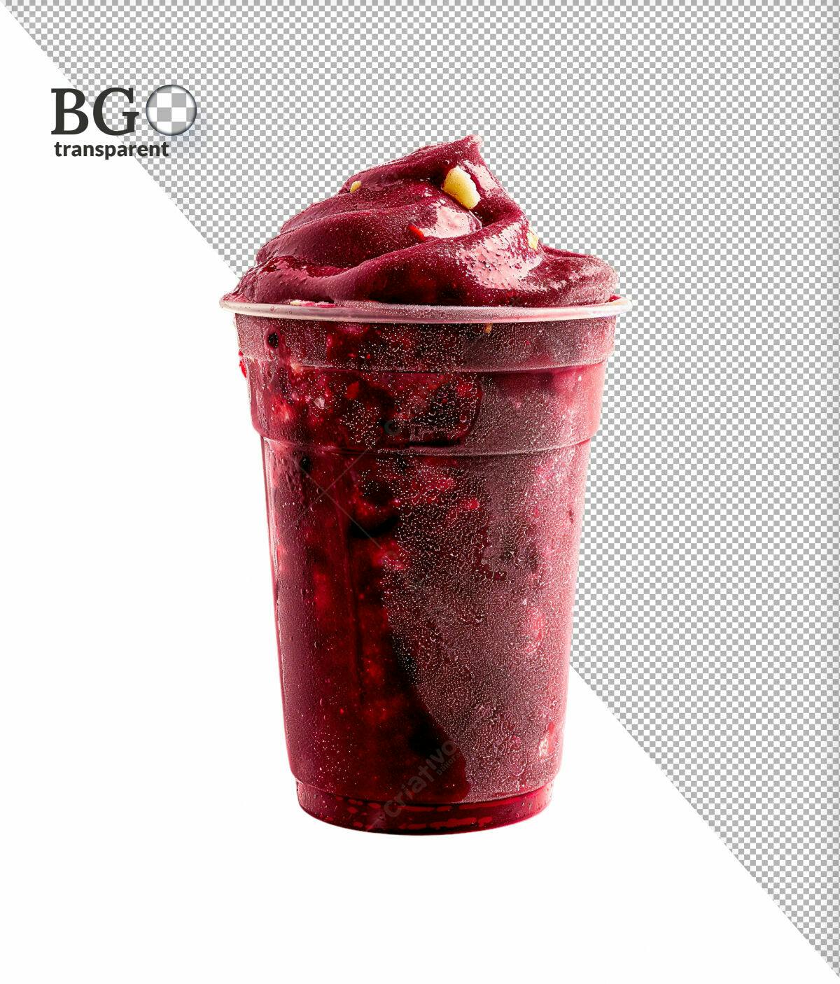 Psd Açaí em Copo para Cardápio de Lanchonete PSD Editável