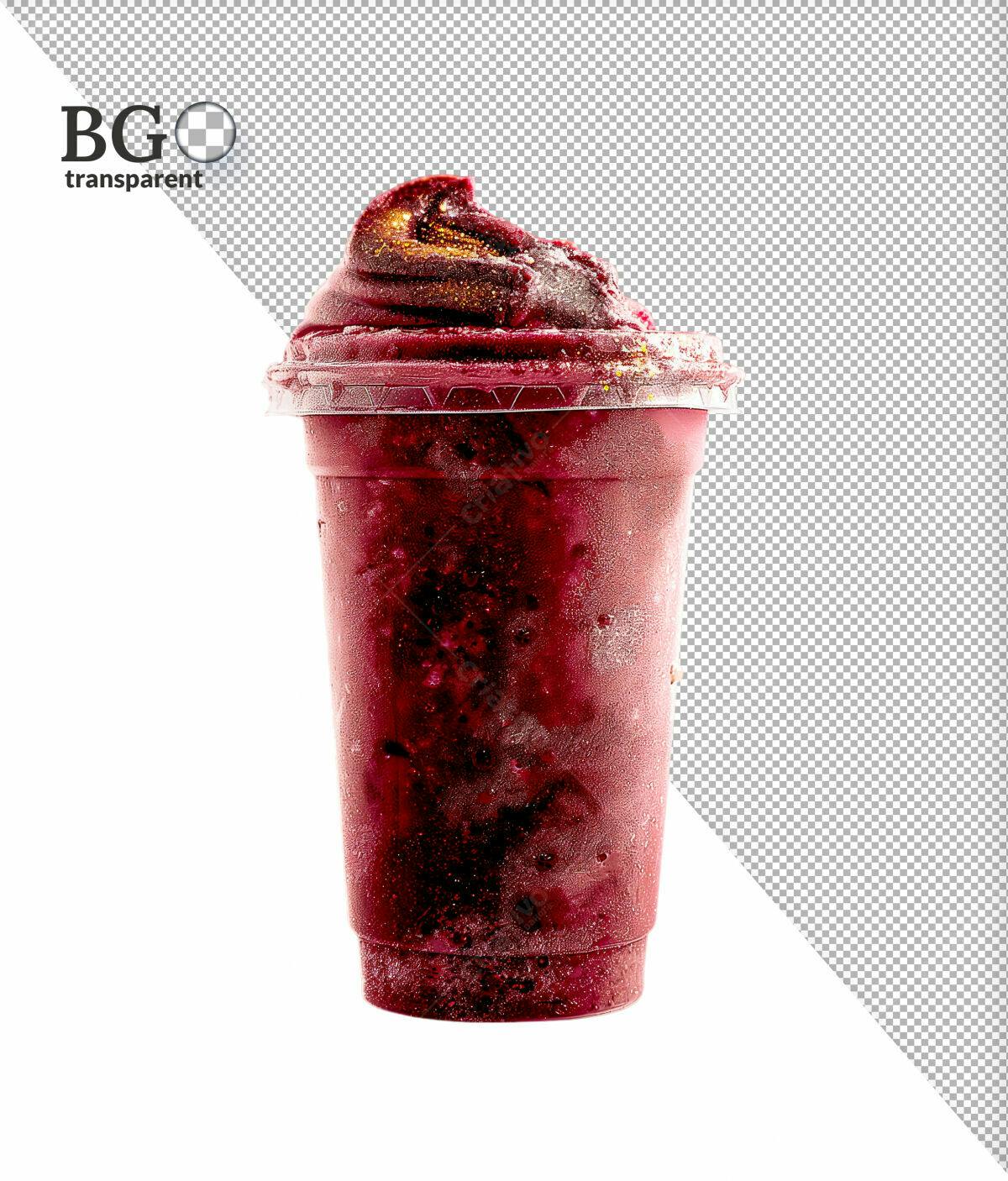 Mockup de Açaí em Copo PSD Editável