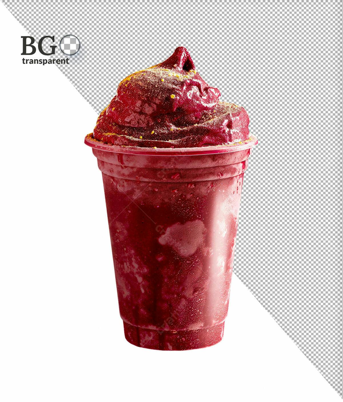 Mockup Açaí em Copo PSD Editável