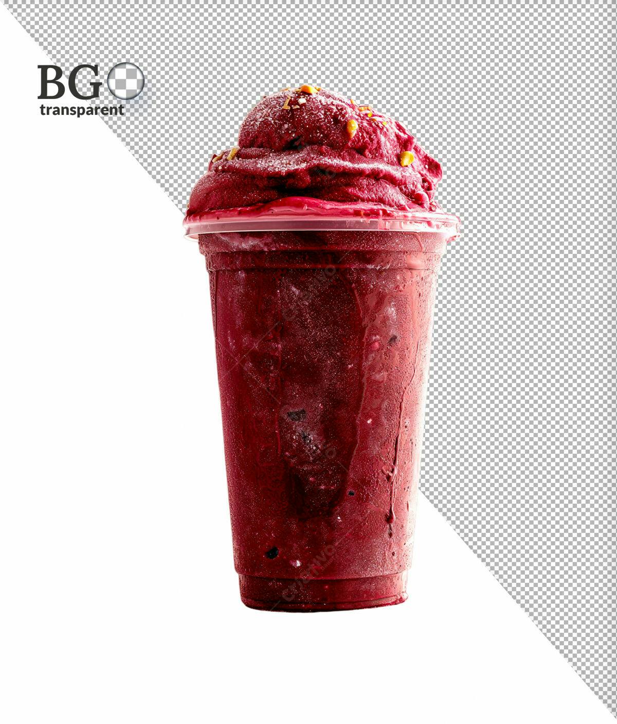Mockup de Açaí em Copo PSD Editável