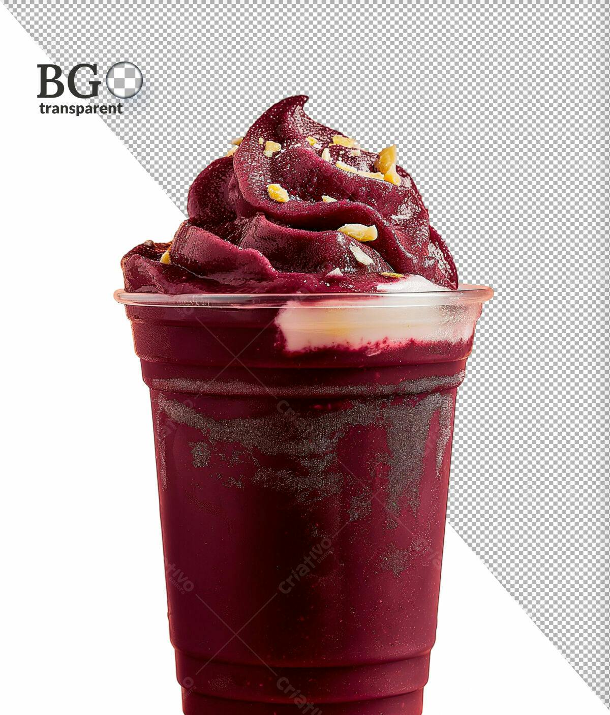 Açaí em Copo para Lanchonete PSD Editável