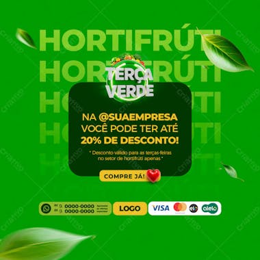 Hortifrúti lembreve social media feed