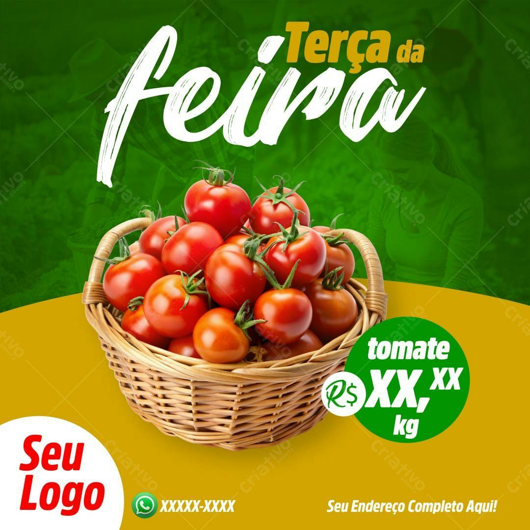 Flyer Terça da Feira PSD Editável