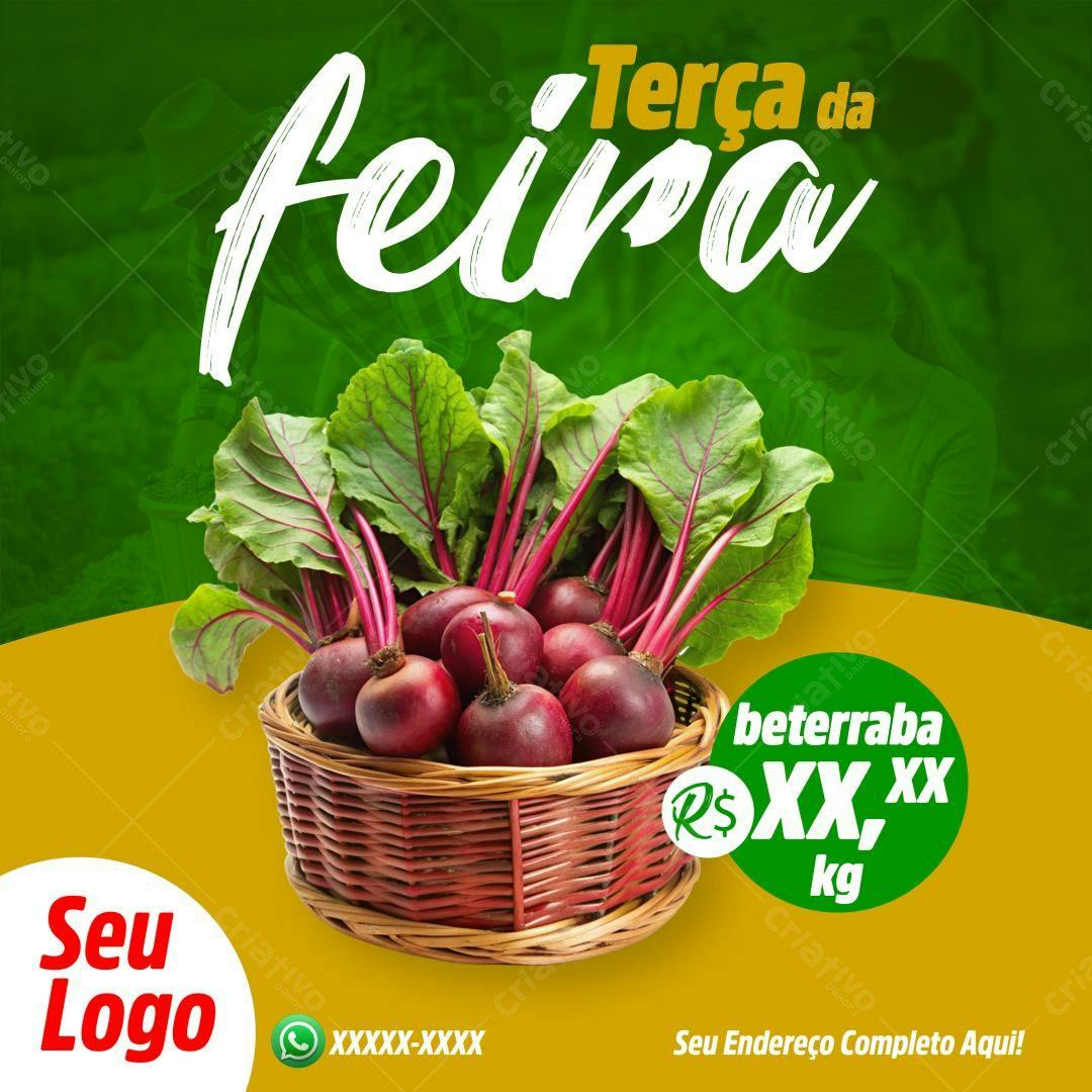 Flyer Terça da Feira PSD Editável