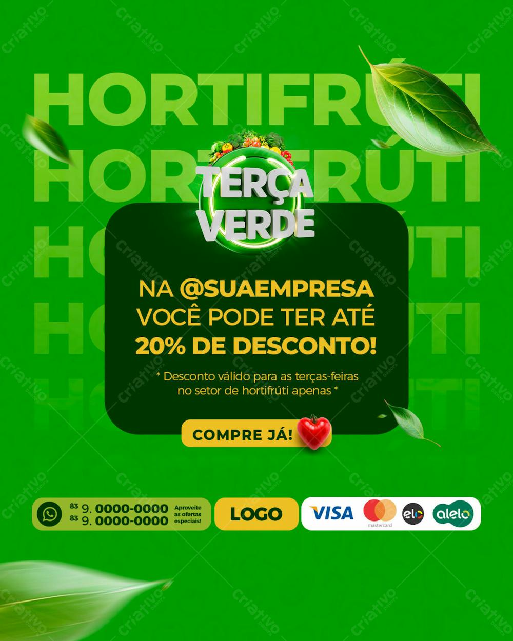 Hortifrúti Lembreve Social Media Feed Vertical