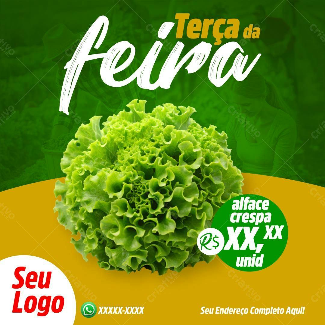Flyer Terça da Feira PSD Editável