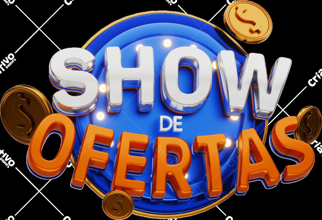 Banner Show de Ofertas PNG com fundo transparente