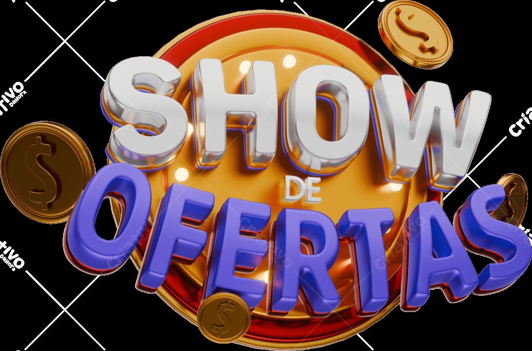 Banner Show de Ofertas PNG com fundo transparente