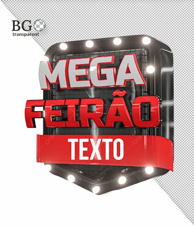 Mega feirão selo 3d