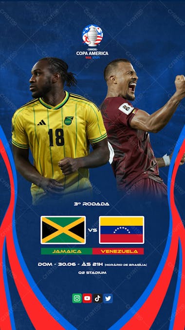 Copa america jamaica x venezuela