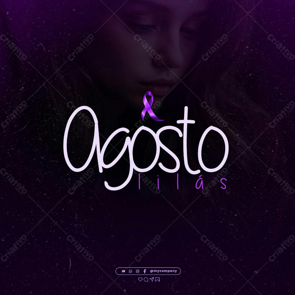 August lilac campaign awareness month for the end of violence against ...