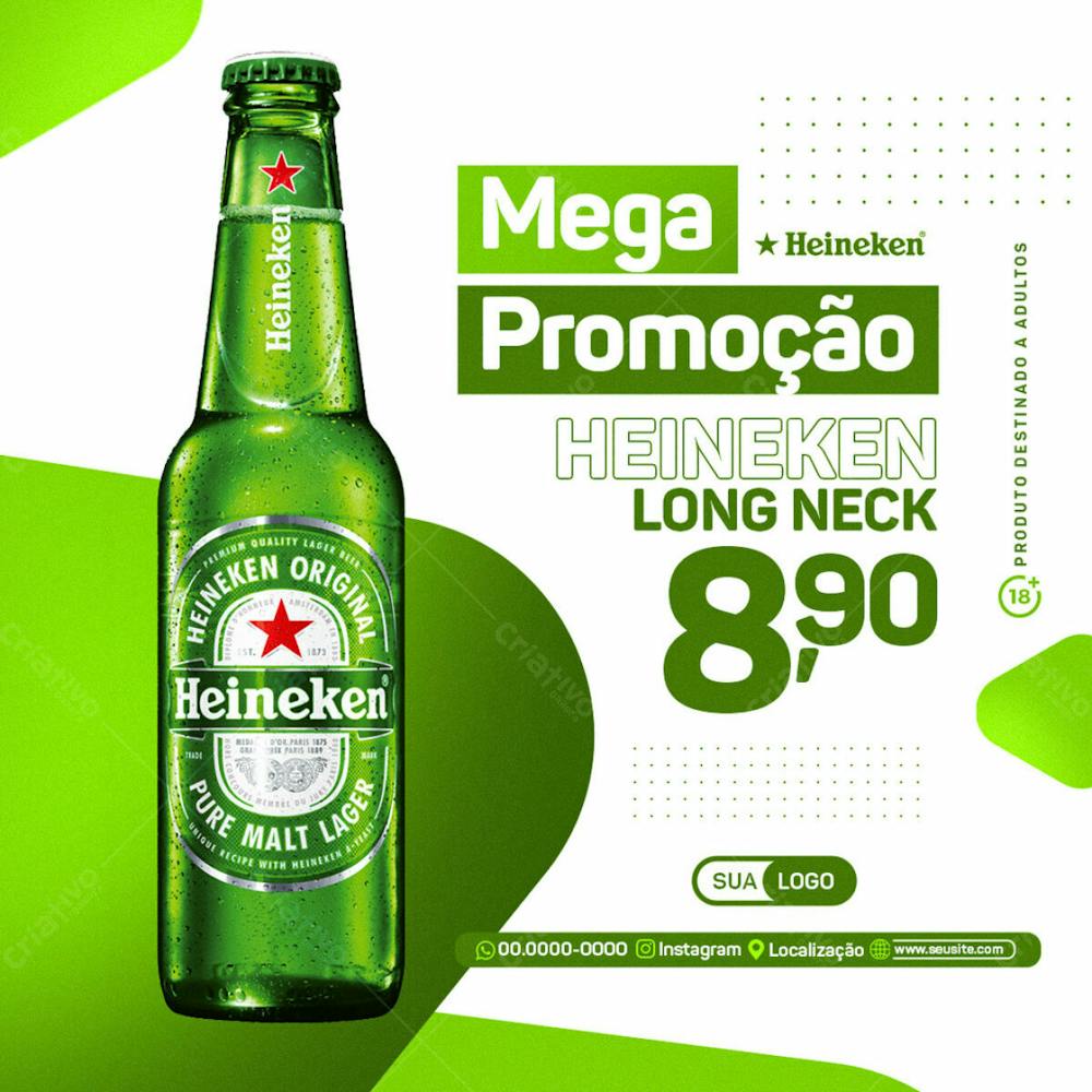 FLYER CERVEJA HEINEKEN, BAR E CERVEJARIA 