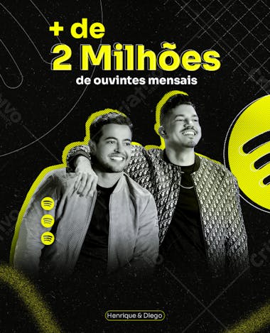 Flyer artista spotify