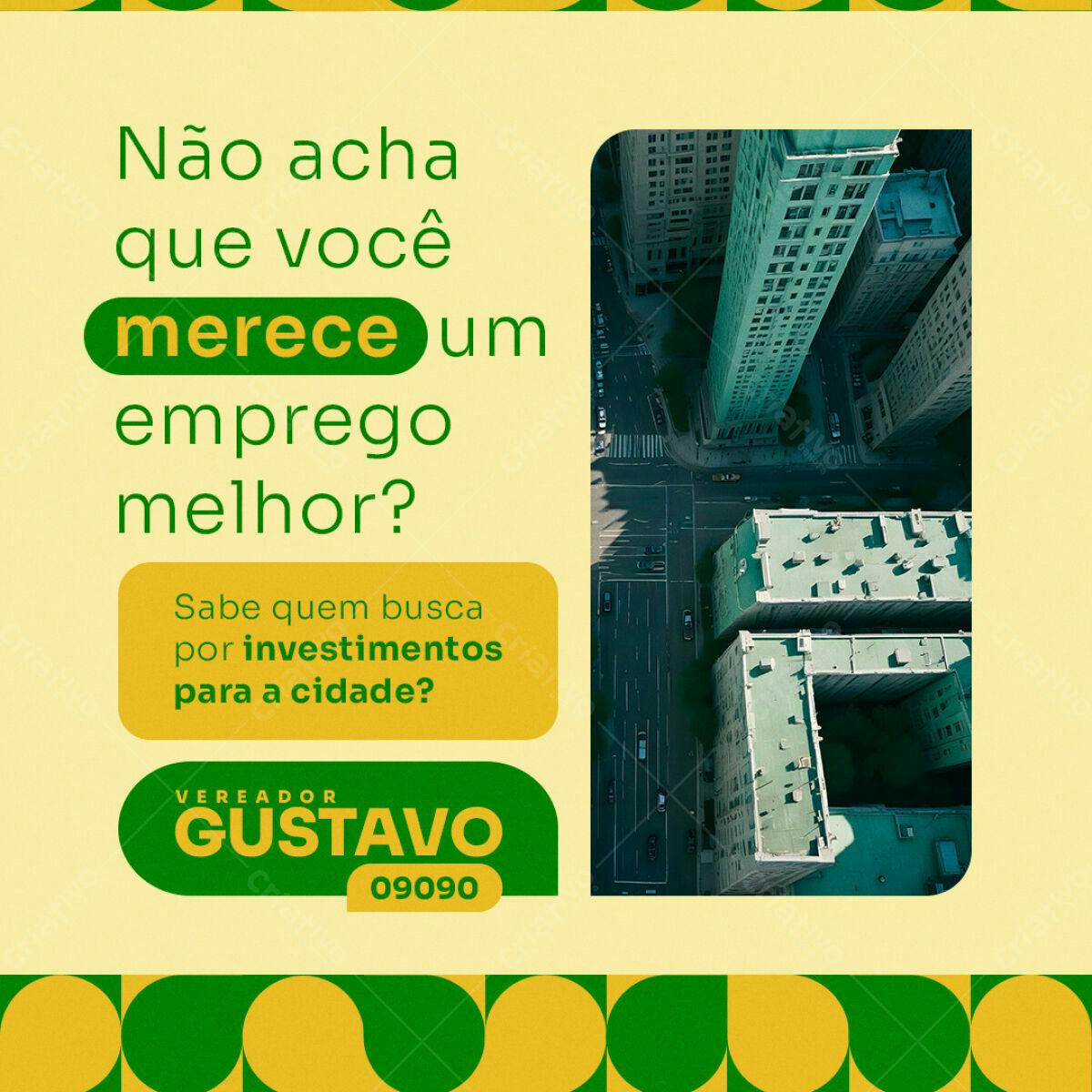 Postagem Política para Candidato PSD Editável