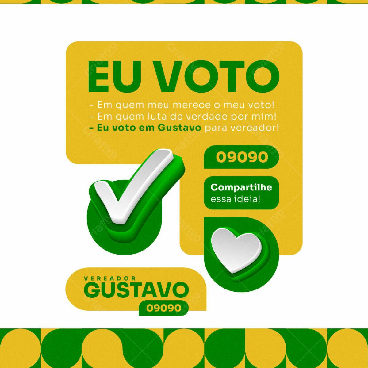 Postagem Eleições Vereador PSD Editável