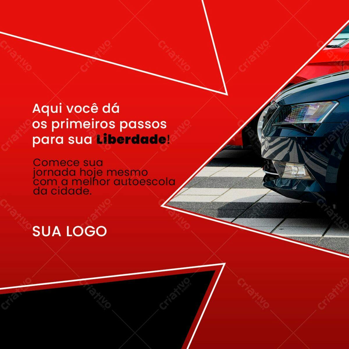 Post para Autoescola PSD Editável