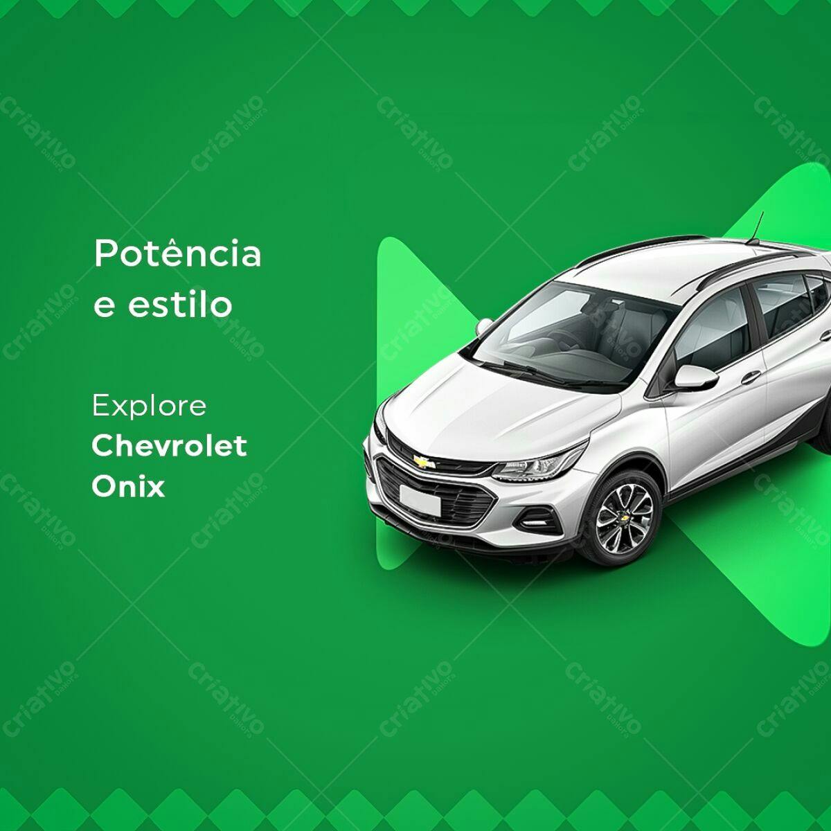 Banner Chevrolet Onix PSD Editável