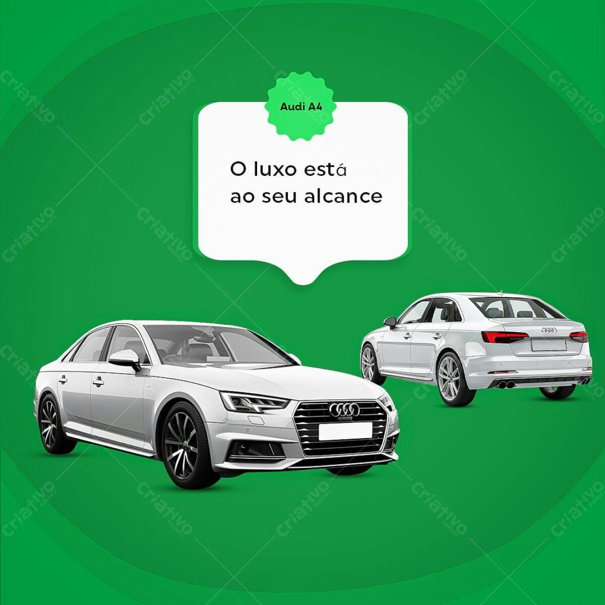 Banner Audi A4 PSD Editável