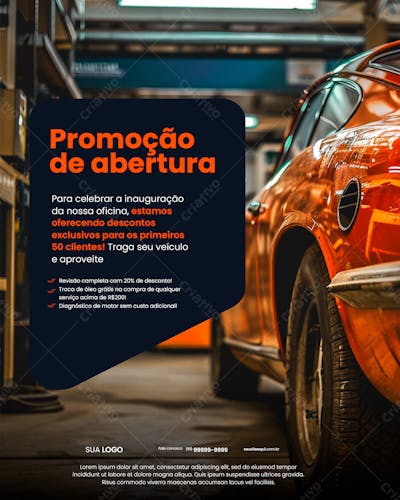 Oficina Mecânica  Social Media