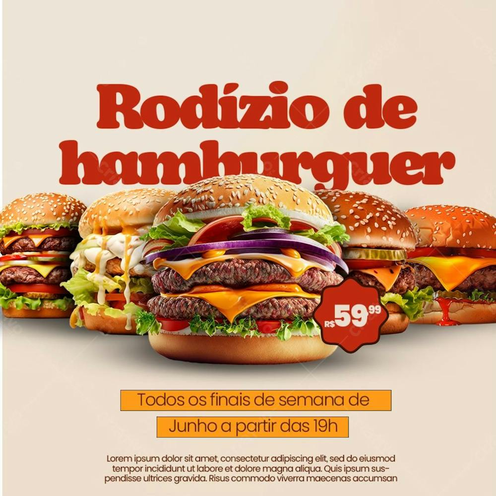 Hamburgueria Social Media