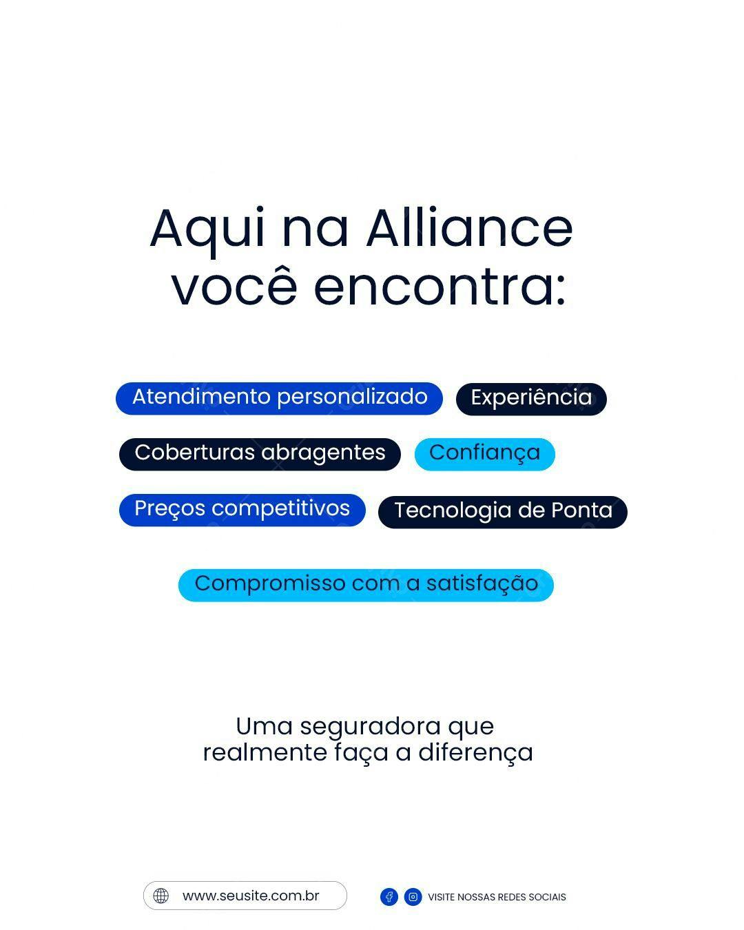 Flyer Publicitário Seguradora PSD Editável