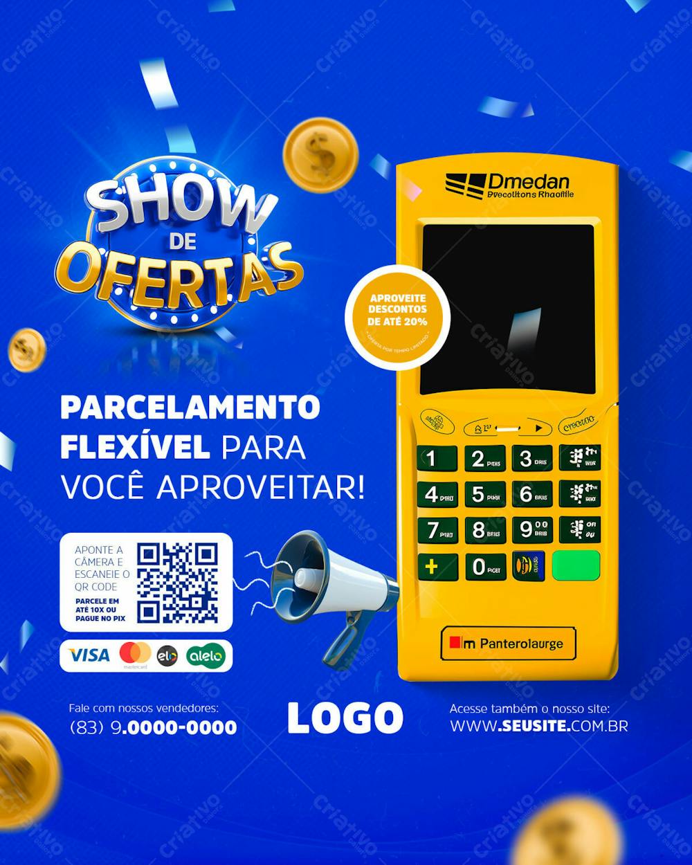 Parcelamento Flexível No Show De Ofertas Social Media Feed Vertical