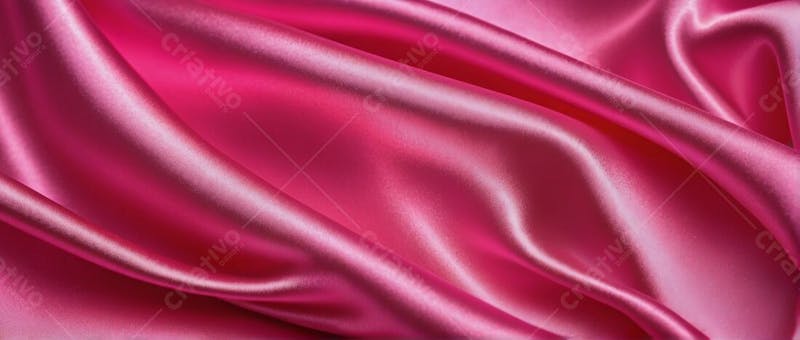 Toque de luxo a textura do cetim rosa em alta resolução
