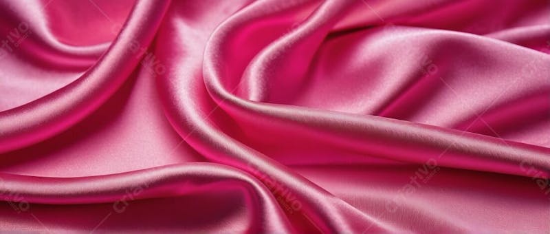 Toque de seda tecido cetim rosa em detalhes impressionantes
