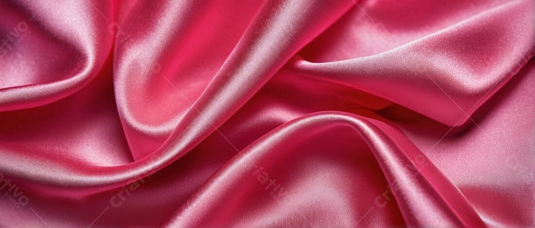 Textura tecido seda rosa para fundo