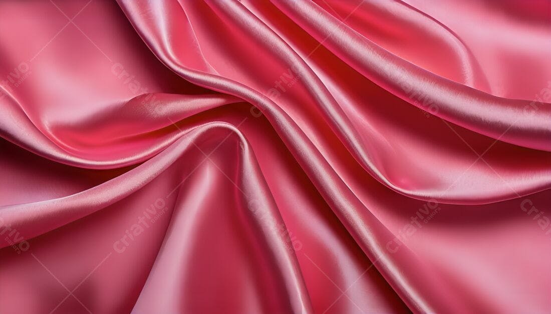 Textura tecido seda rosa para fundo