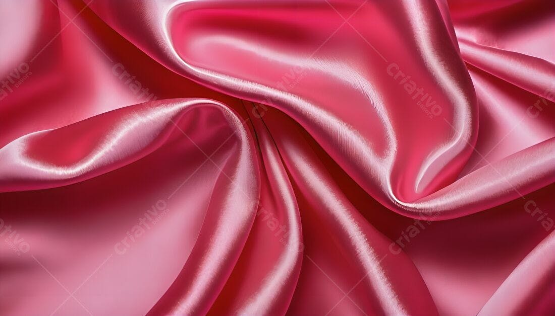 Textura tecido seda rosa para fundo