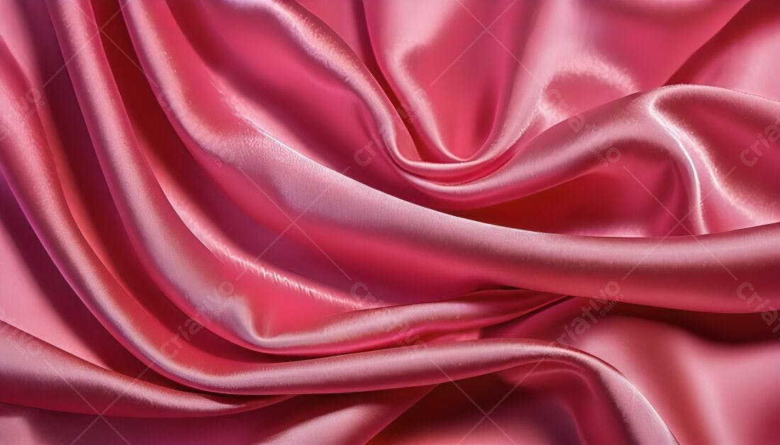 Textura tecido seda rosa para fundo