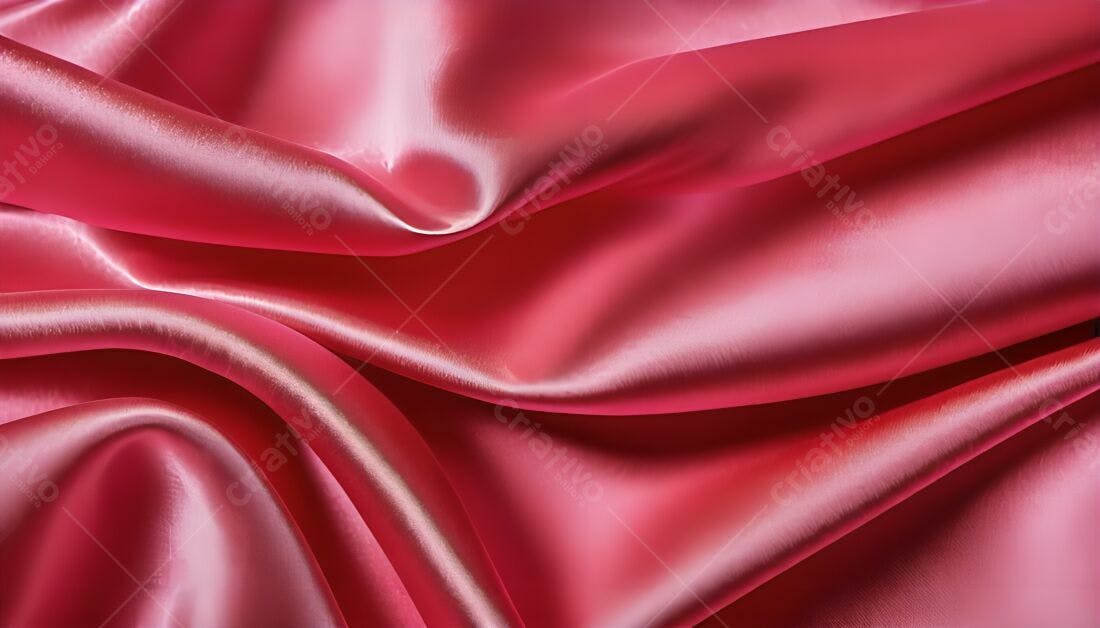 Textura tecido seda rosa para fundo