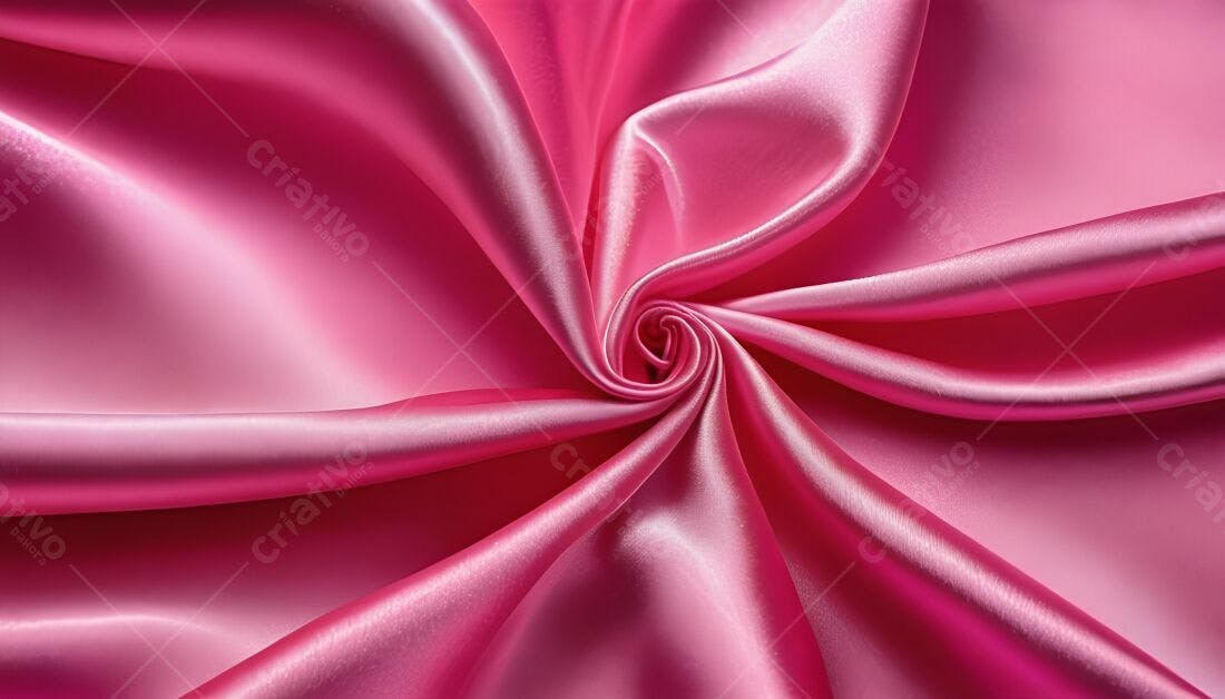 Textura tecido cetim rosa para fundo