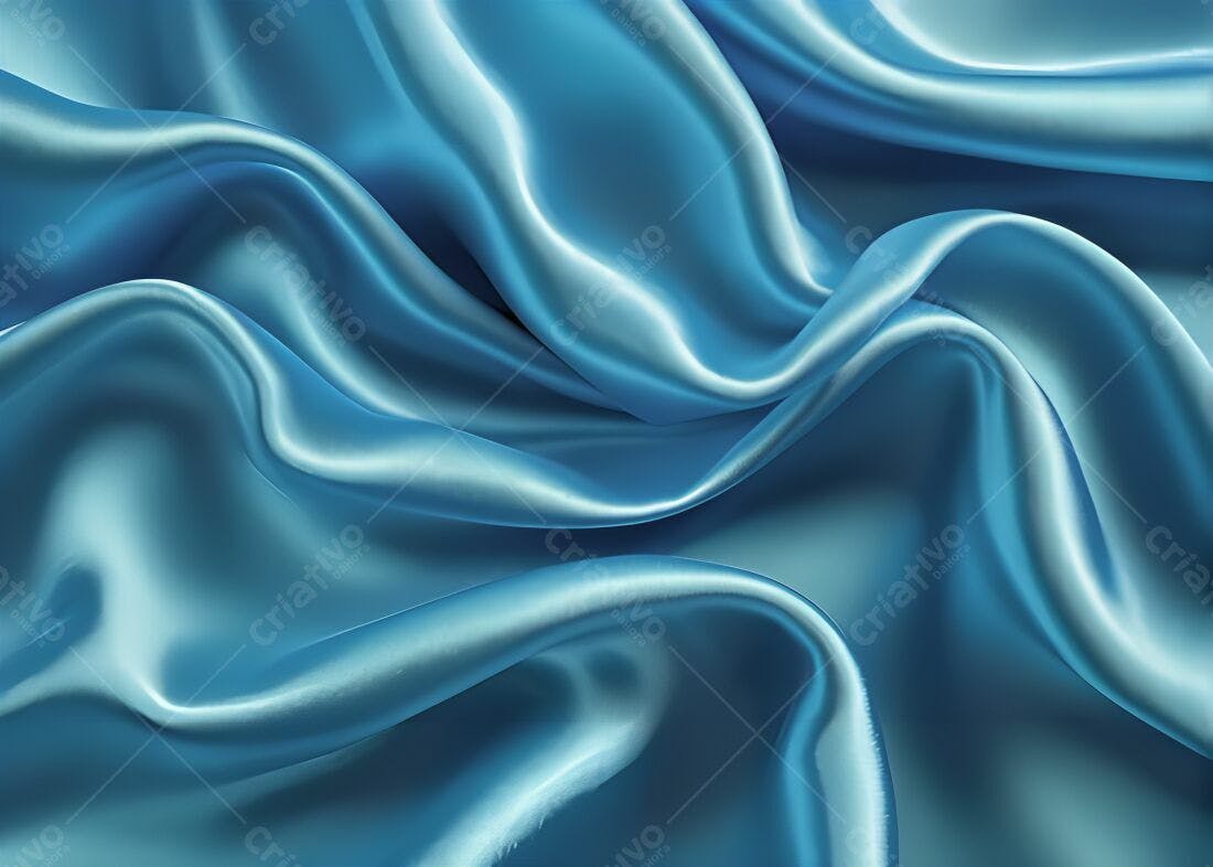 Textura tecido seda azul para fundo