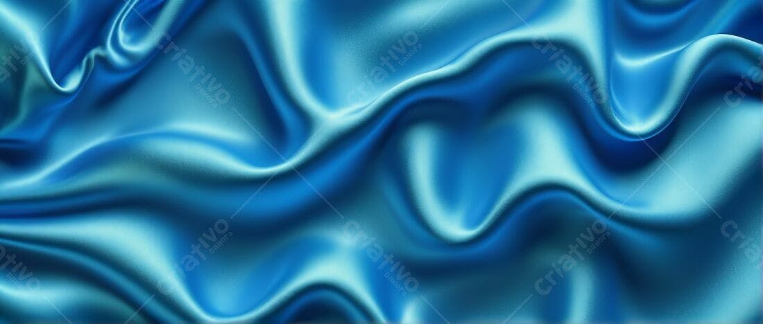 Textura tecido seda azul para fundo