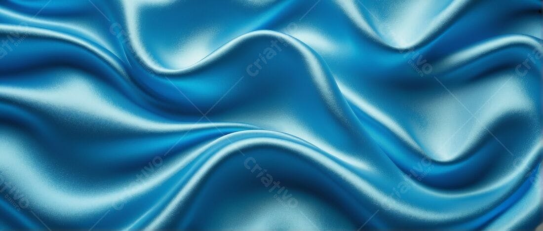 Textura tecido seda azul para fundo