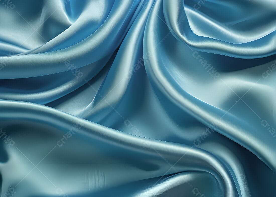 Textura tecido seda azul claro para fundo