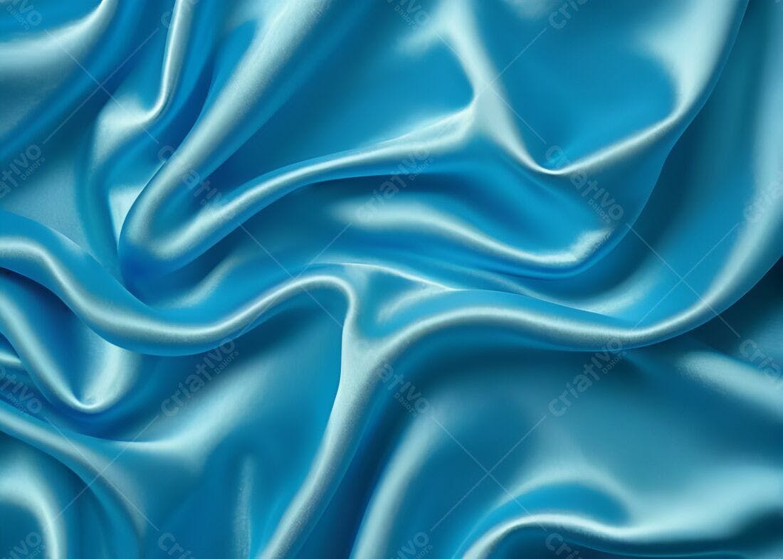 Textura tecido seda azul para fundo