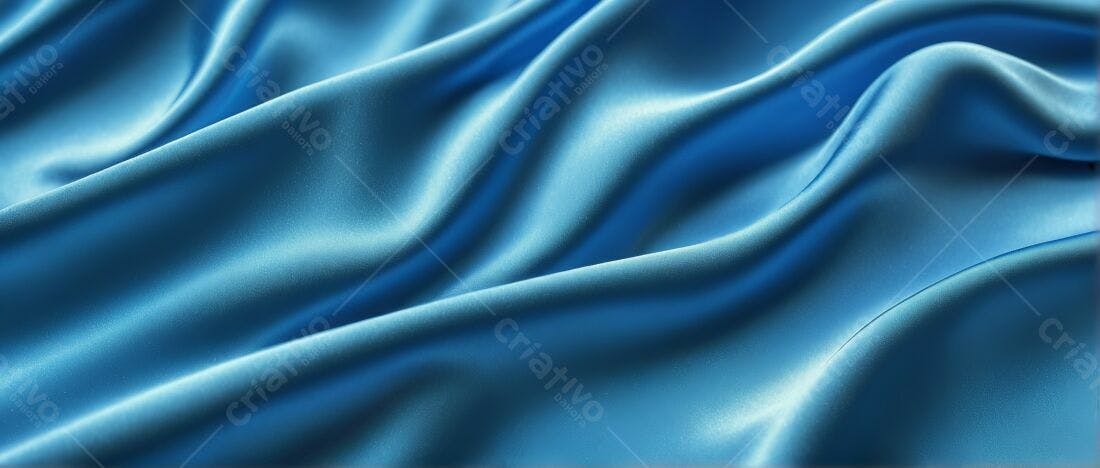 Textura tecido seda azul para fundo