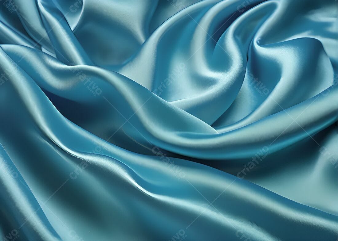 Textura tecido seda azul para fundo