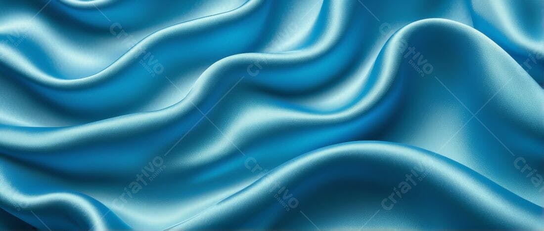 Textura tecido seda azul para fundo