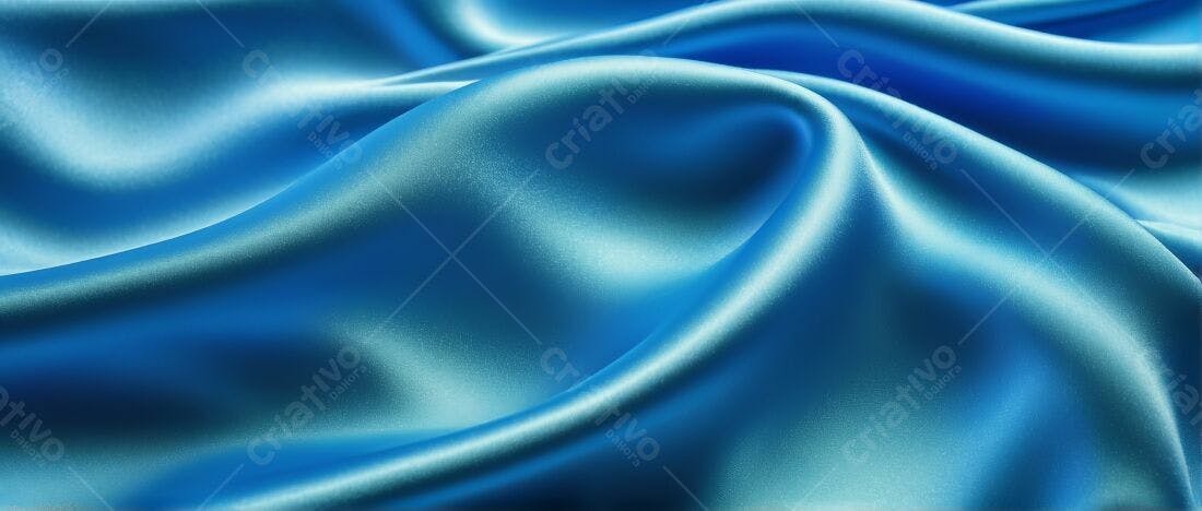 Textura tecido seda azul para fundo
