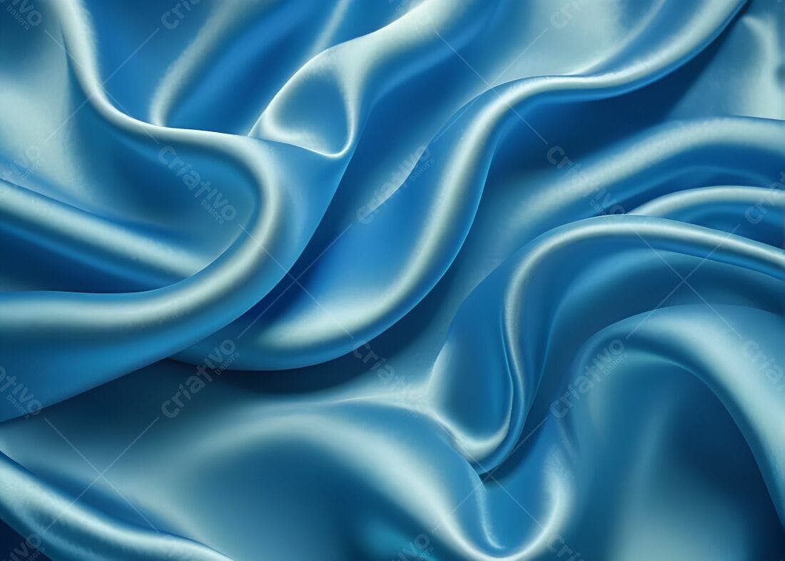 Textura tecido seda azul para fundo